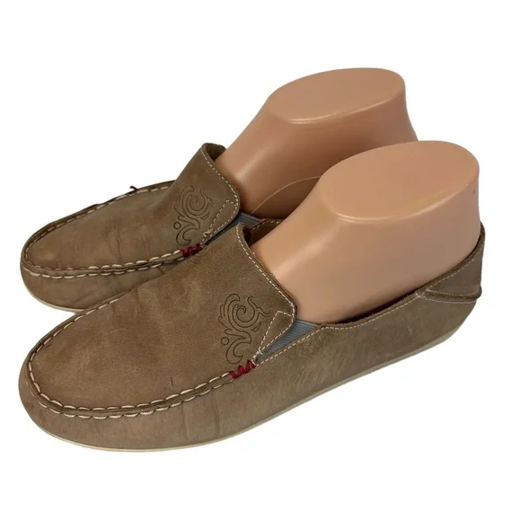OluKai | Shoes | Olukai Womens 9 Taupe Nohea Nubuck Slip On  display picture 1